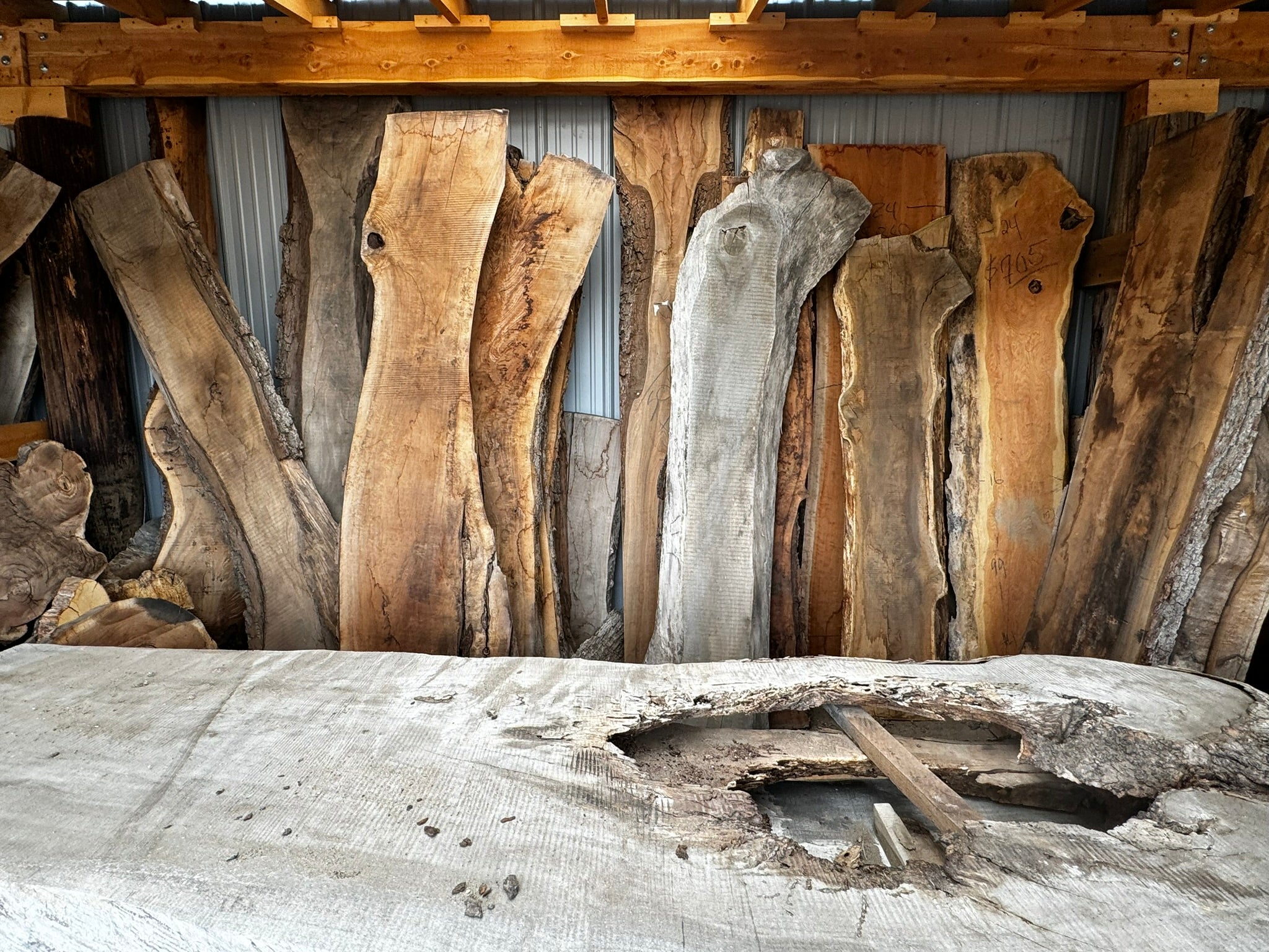 Live Edge Hardwood Slabs