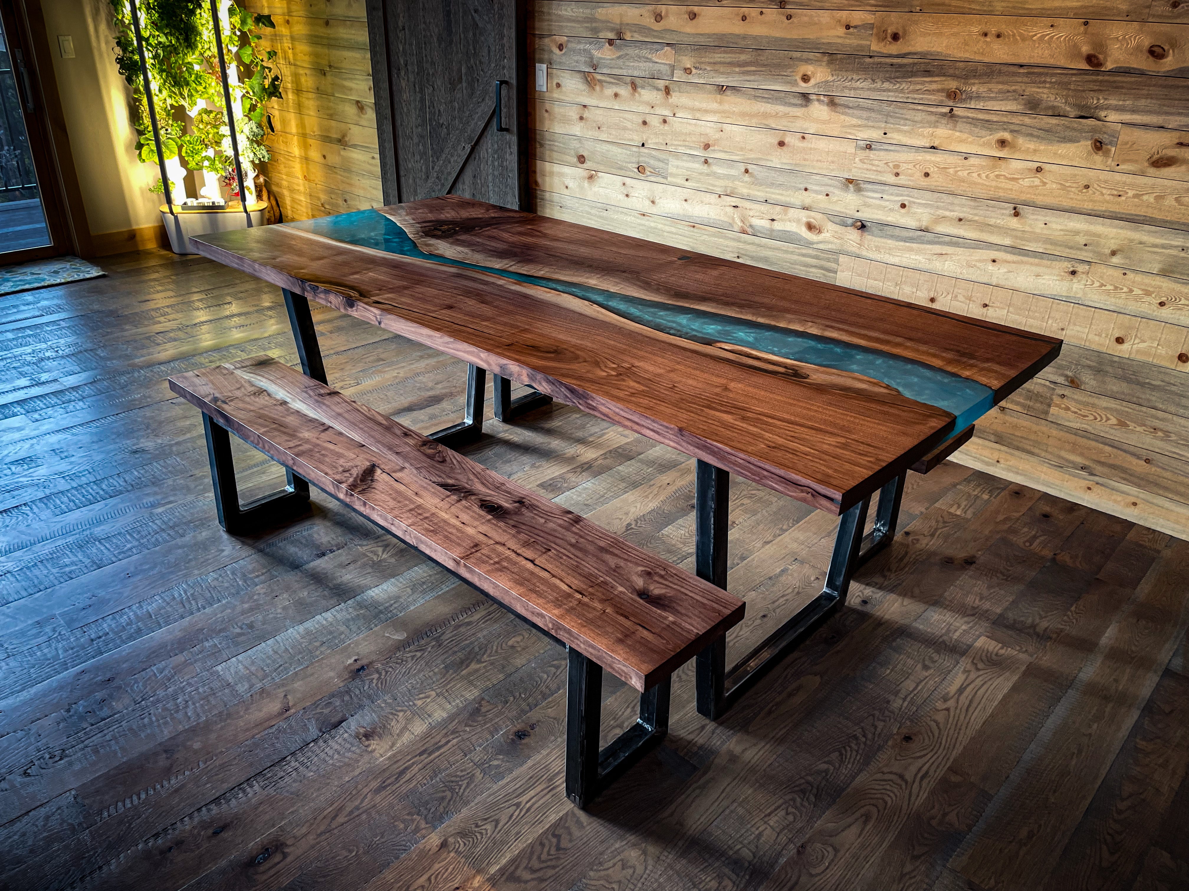 River Table Black Walnut Dining Table